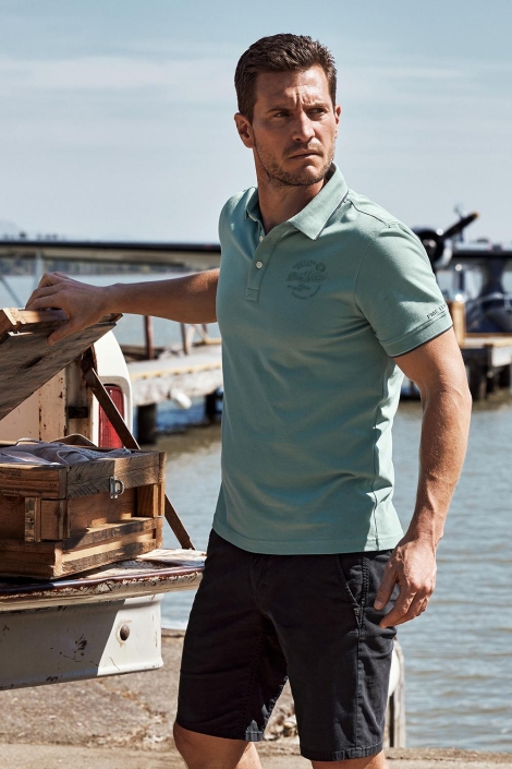 PME legend short sleeve polo stretch pique pa
